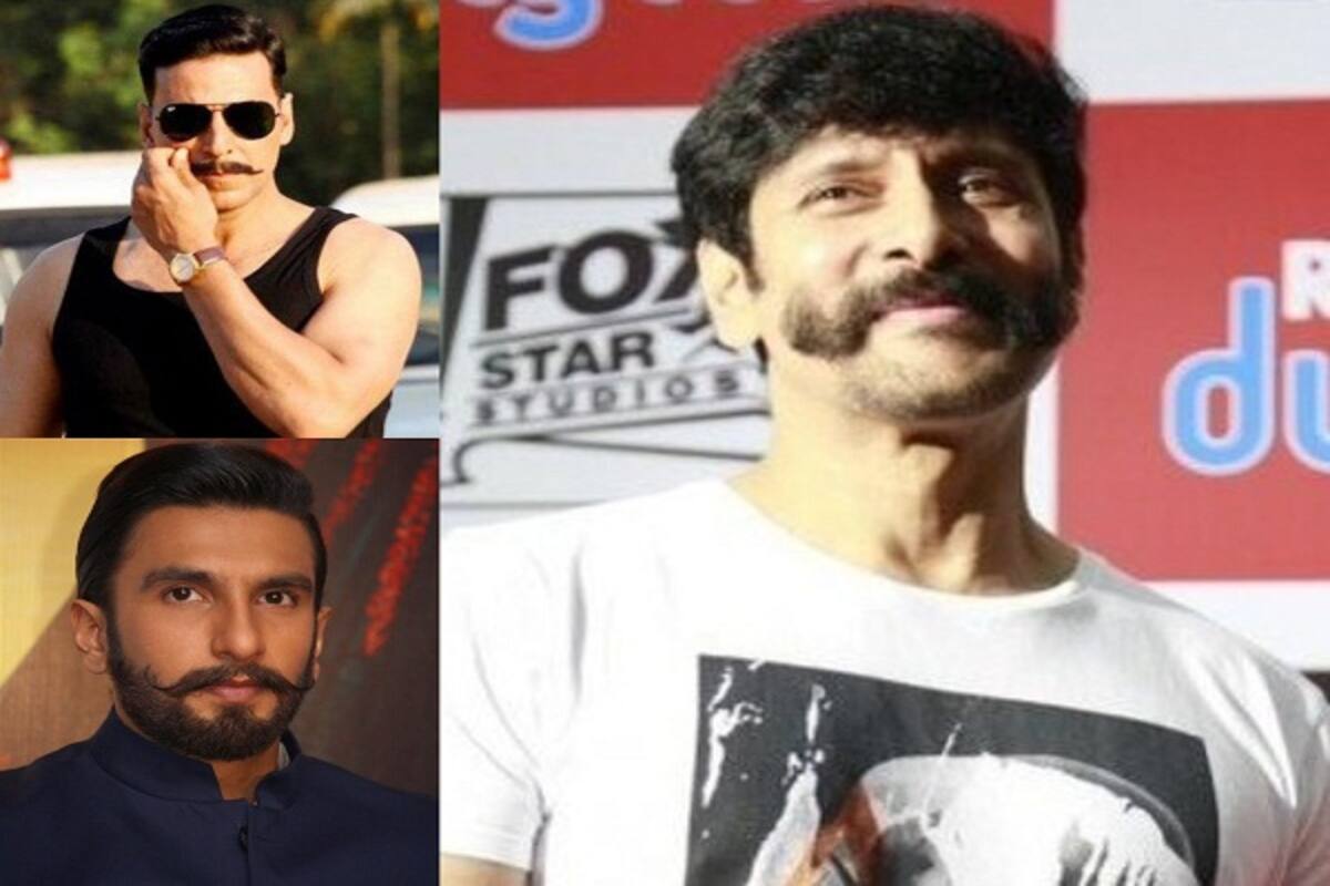 After Akshay Kumar And Ranveer Singh Now Vikram To Sport Handlebar Moustache In His Next Bollywood News Gossip Movie Reviews Trailers Videos At Bollywoodlife Com after akshay kumar and ranveer singh