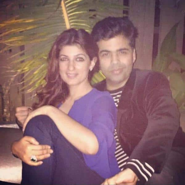 Image result for twinkle khanna and karan johar