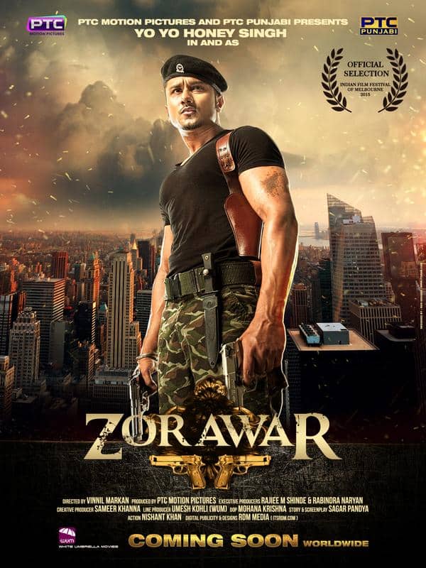 Yo Yo Honey Singh Looks Lethal On The Poster Of His Upcoming Film Zorawar Bollywood News 