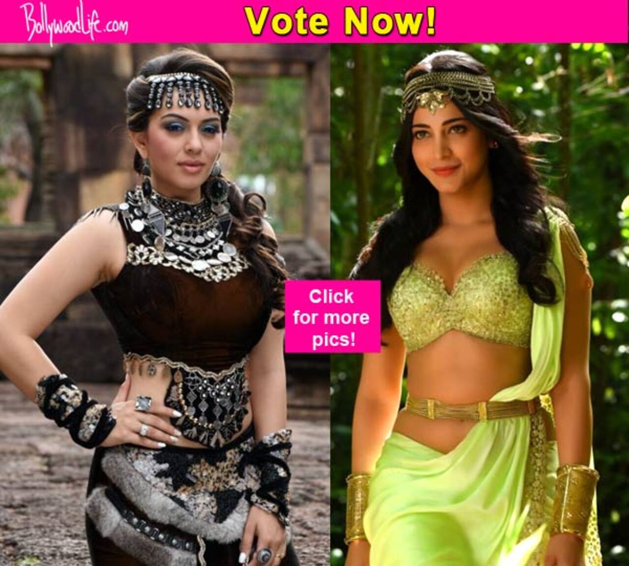 Shruti Haasan Or Hansika Who Looks Better In Puli Avatar Vote