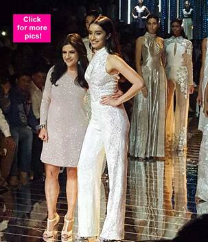 Just In: Shraddha Kapoor walks for Namrata Joshipura at the Lakme Fashion Week Winter/Festive 2015 - view pics!