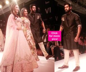Lakme Fashion Week 2015: Rana Daggubati and Amy Jackson walk the ramp for Anushree Reddy - view pics!