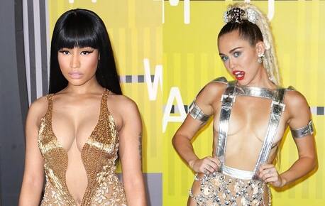 VMAs 2015: Miley Cyrus, Nicki Minaj in No Underwear