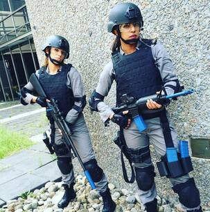 Priyanka Chopra is all up in arms for Quantico - view pic!