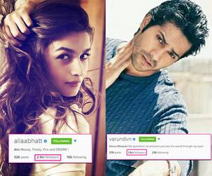 Alia Bhatt BEATS Varun Dhawan to become the most followed celebrity on Instagram!