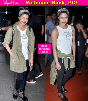 Priyanka Chopra is FINALLY back in India after wrapping up Quantico - view pics!