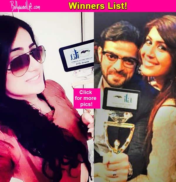 ITA Awards 2015 Winners list: Karan Patel for Yeh Hai Mohabbatein and Radhika Madan for Meri Aashiqui Tum Se Hi WIN it big - view pics!