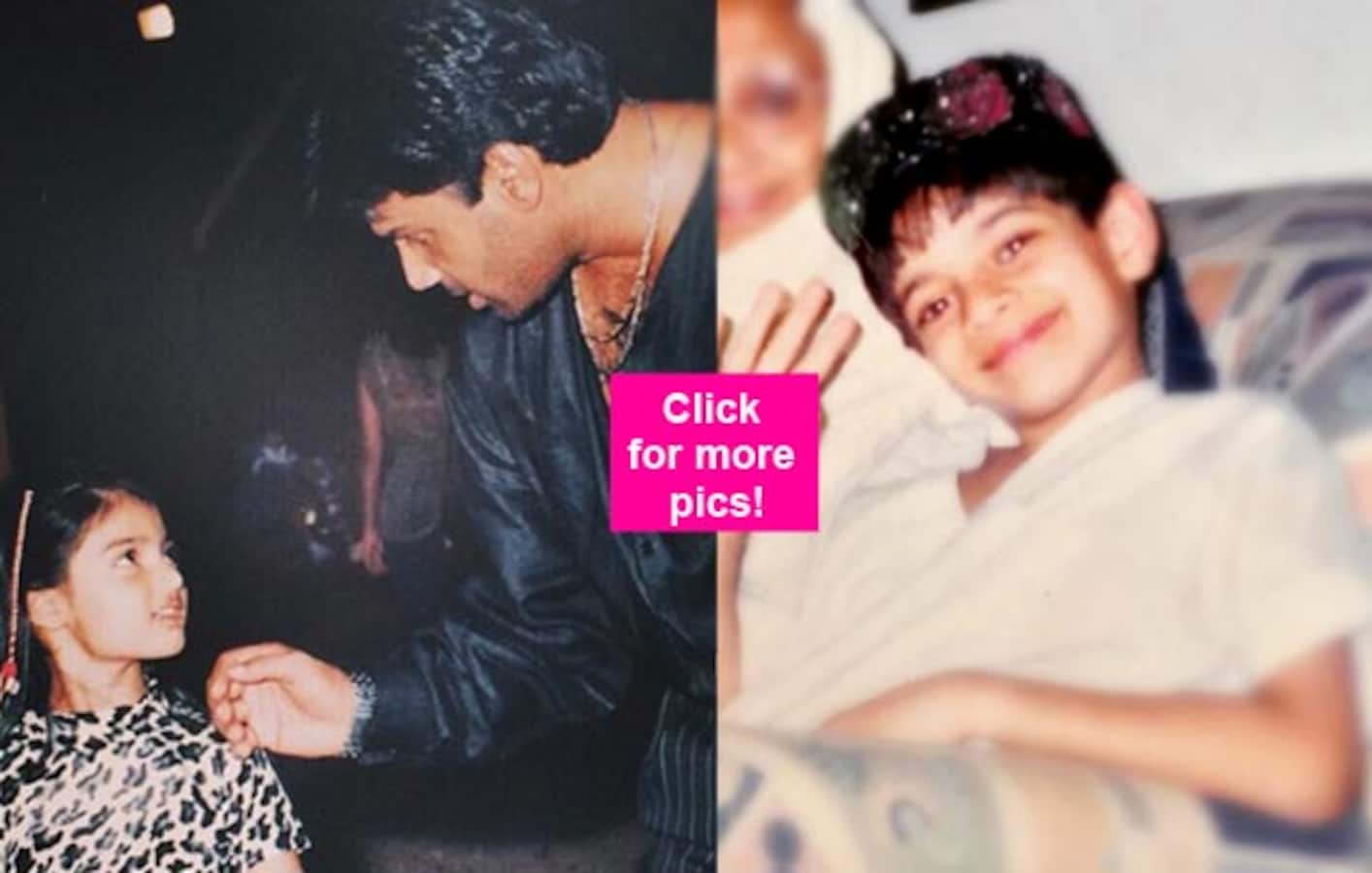 Sooraj Pancholi and Athiya Shetty's childhood pictures will remind you of your carefree days!