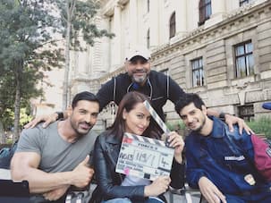 Sonakshi Sinha gives a sneak peek into the sets of John Abraham's Force 2!
