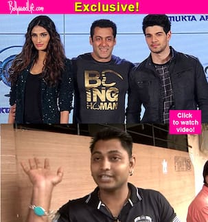 Salman Khan's fan UPSET with Sooraj Pancholi and Athiya Shetty's Hero - watch video!