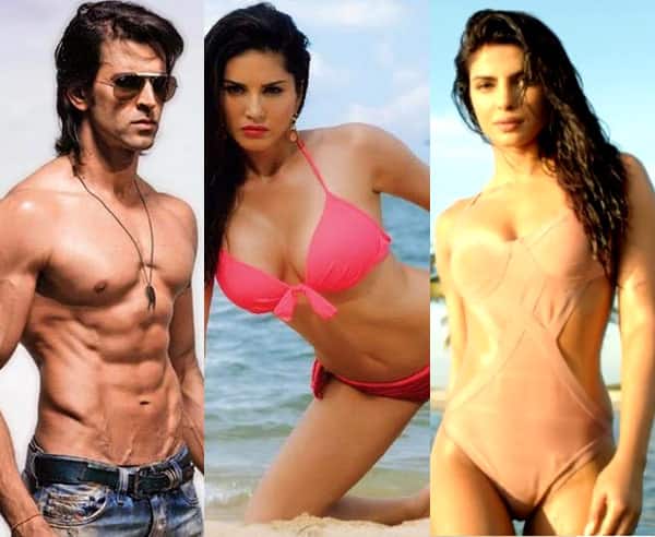 Sunny Leone has the hots for Hrithik Roshan and Priyanka Chopras bodies!