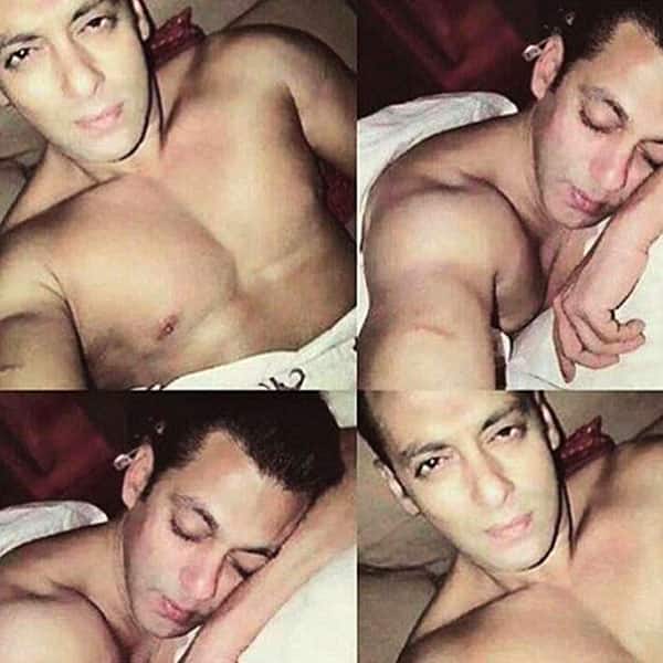 This shirtless selfie of a sleepy Salman Khan will make you DROOL - view&nbsp;pic!