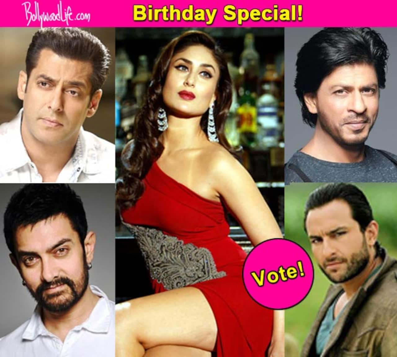 Birthday Special: Salman Khan, Shah Rukh Khan, Saif Ali Khan - who looks the best with Kareena Kapoor Khan?