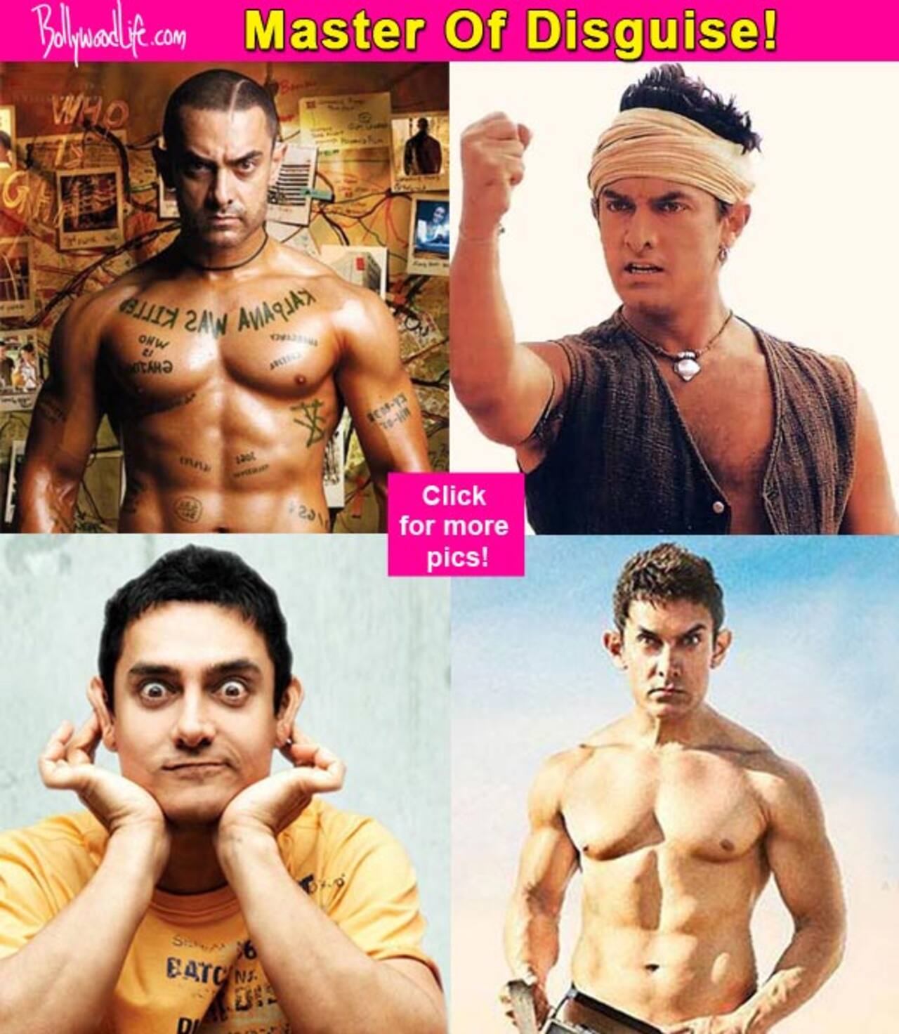 Lagaan, Ghajini, 3 Idiots, PK - 10 times when Aamir Khan proved that he is the Bollywood's master of disguise!