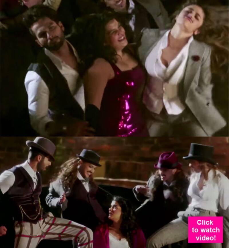 Alia Bhatt and Shahid Kapoor go CRAZY while shooting Gulaabo from Shaandaar - watch video!
