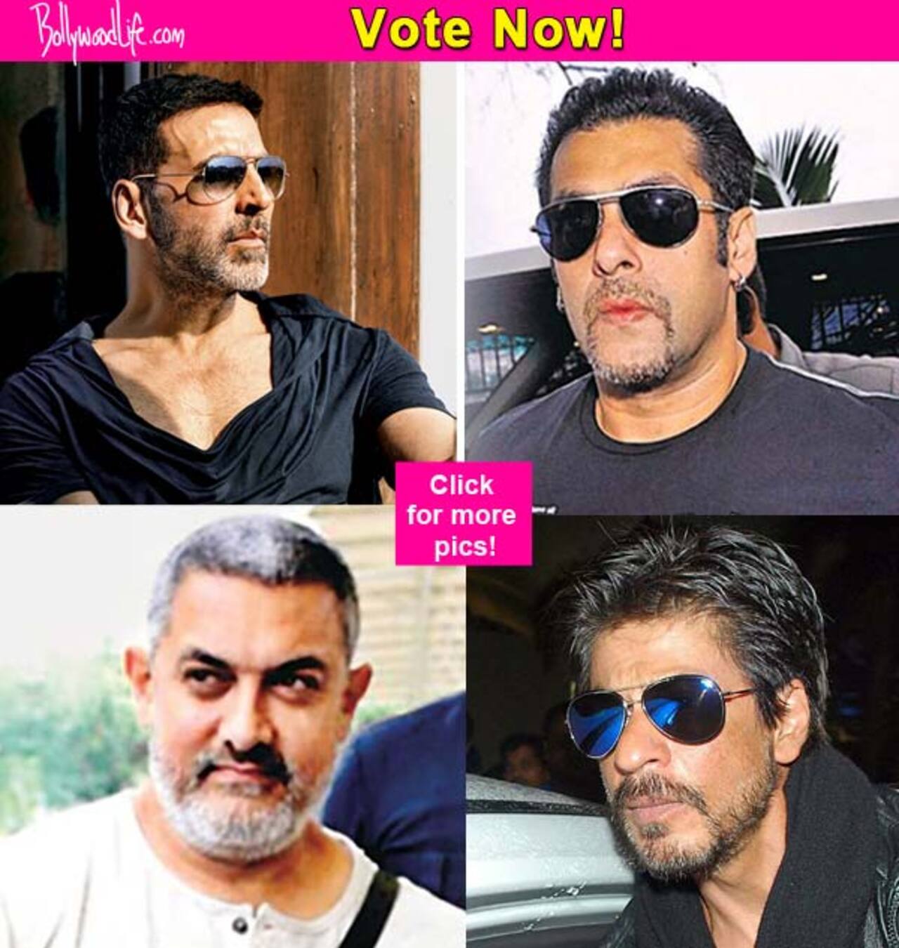 Salman Khan, Akshay Kumar, Shah Rukh Khan or Aamir Khan: Who rocks grey  stubble the most? vote now! - Bollywood News & Gossip, Movie Reviews,  Trailers & Videos at 