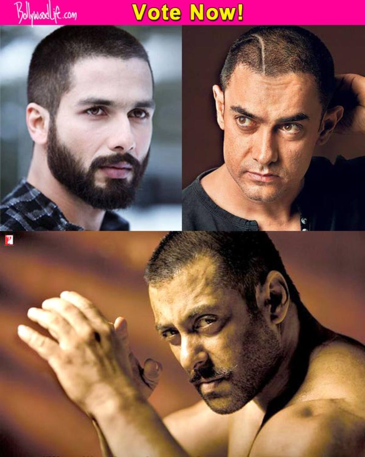 Salman Khan, Aamir Khan or Shahid Kapoor - who looks the best in a crew  cut? VOTE! - Bollywood News & Gossip, Movie Reviews, Trailers & Videos at  