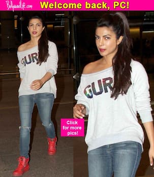 Priyanka Chopra back in Mumbai for the weekend! - view pics!