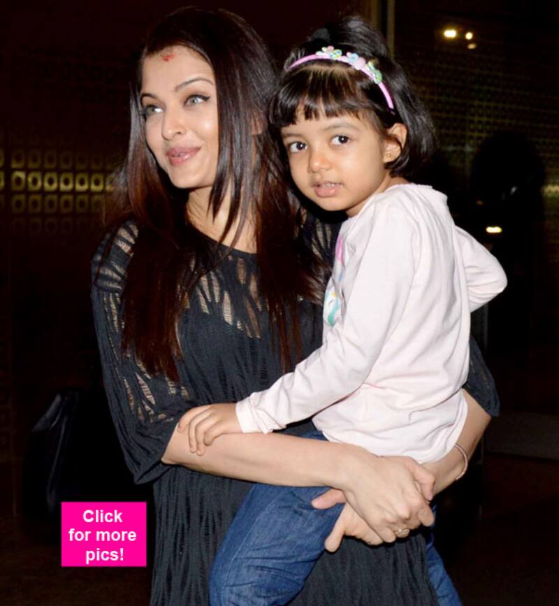 Aishwarya Rai Bachchan leaves for Ae Dil Hai Mushkil shoot with baby Aaradhya - check out HQ pics!