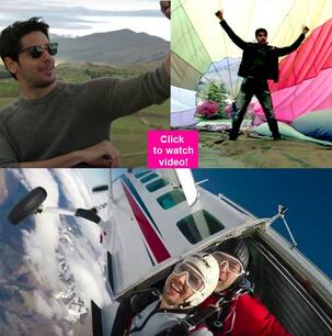Sidharth Malhotra gives a major burn with his sexy skydiving stint - watch video!