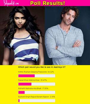Hrithik Roshan and Deepika Padukone should star in Aashiqui 3, say fans!