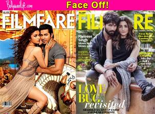 Who looks hot with Alia Bhatt on a mag cover - Shahid Kapoor or Varun Dhawan?