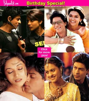 Kajol, Deepika Padukone, Madhuri Dixit - Rating Shah Rukh Khan's chemistry with his 12 fave heroines on a scale of 10!