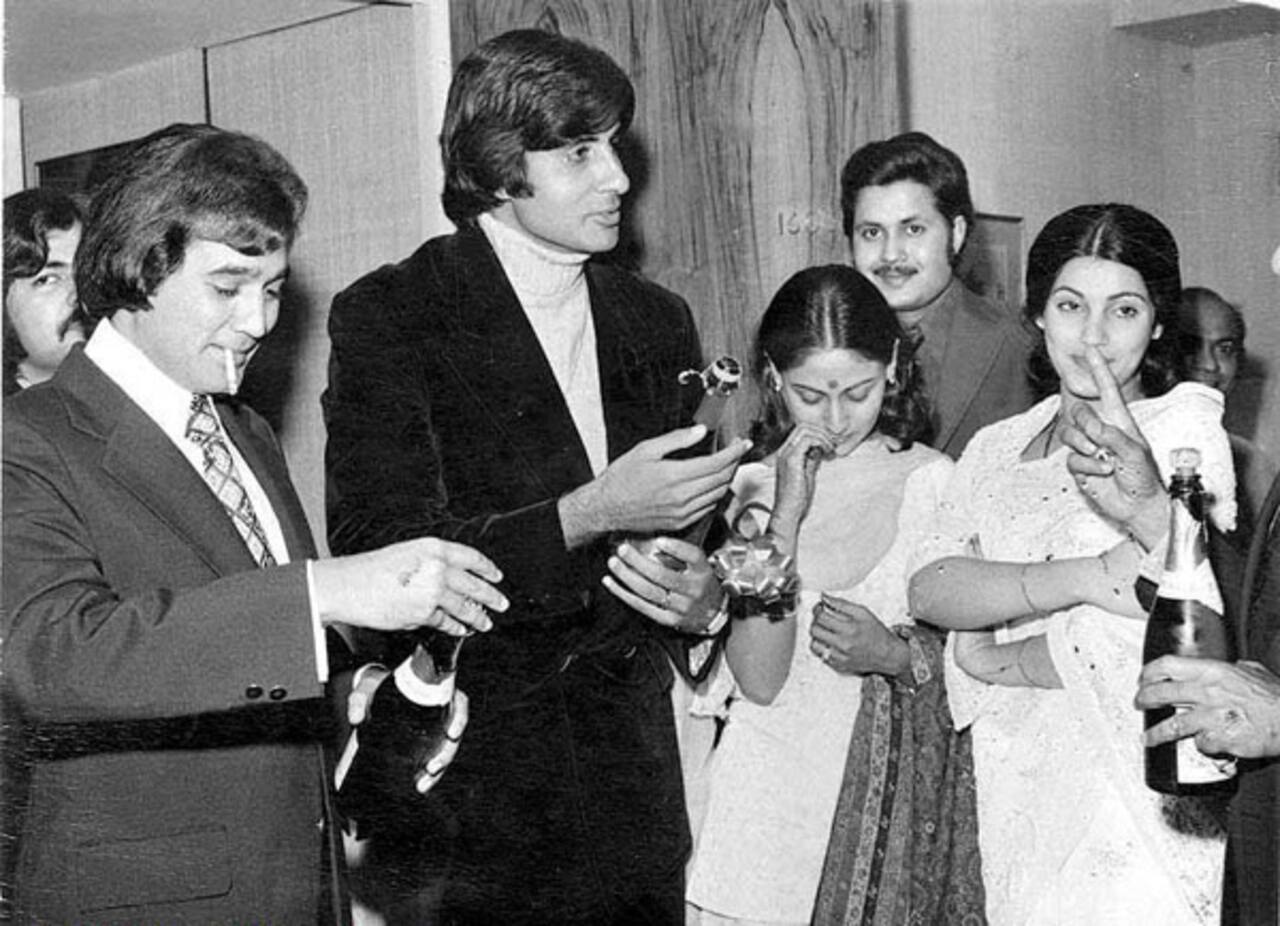 When Amitabh Bachchan and Rajesh Khanna partied together... Bollywood