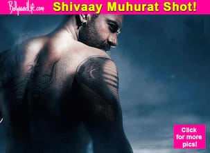 Shivaay Muharat shot: Ajay Devgn takes the PERFECT first shot - watch video!