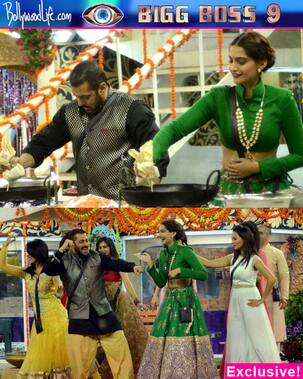 Bigg Boss 9: Sonam Kapoor and Salman Khan enter the house and make jalebis for the contestants - watch video!