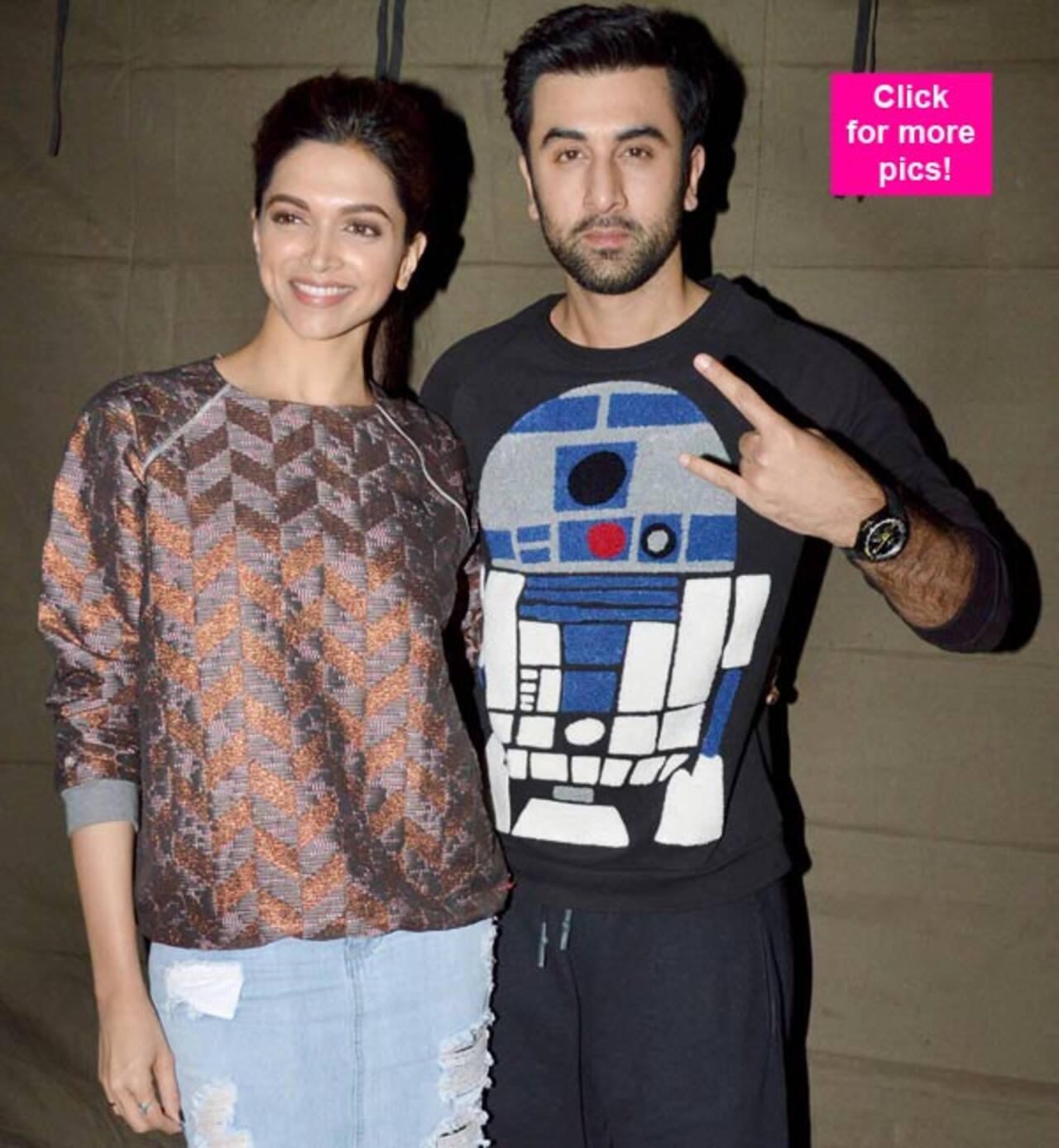 Deepika Padukone and Ranbir Kapoor paint the town red with their ...