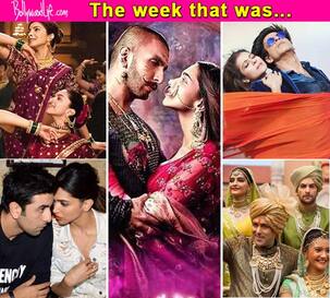Bajirao Mastani trailer out, Shah Rukh Khan - Kajol spell magic with Gerua, Pinga controversy - meet the top 5 news makers of the week!