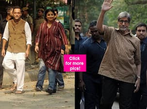 Check out pictures of Amitabh Bachchan and Vidya Balan shooting for Sujoy Ghosh's Te3n!