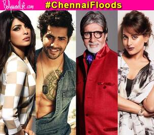 Priyanka Chopra, Varun Dhawan, Sonakshi Sinha, Amitabh Bachchan pray for the safety of the Chennai flood victims!