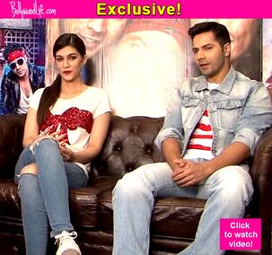 Dilwale's Varun Dhawan and Kriti Sanon reveal what happened when they first met on the sets of the film - watch video!