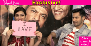 Dilwale's Varun Dhawan and Kriti Sanon get candid in a fun game of Never Have I Ever with BollywoodLife- watch video!