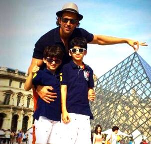 Hrithik Roshan all set to fly to Switzerland with kids!