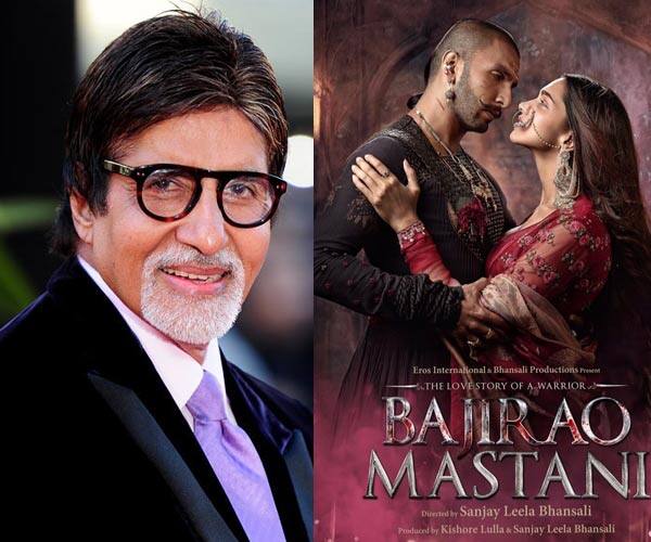 Amitabh Bachchan lauds 'Bajirao Mastani', wants to watch 'Dilwale' -  Bollywood Bubble