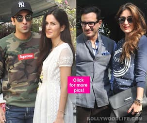 Ranbir Kapoor, Katrina Kaif, Saif Ali Khan, Kareena Kapoor Khan hung out together at the customary Christmas brunch!
