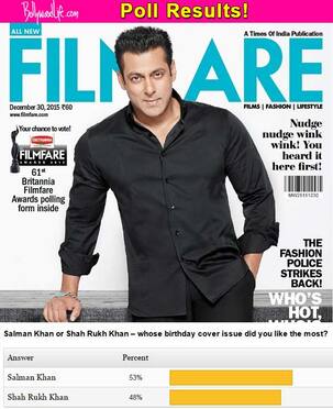 Salman Khan BEATS Shah Rukh Khan in the birthday cover poll – view results!