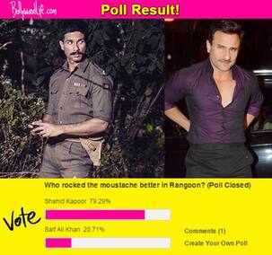 Fans Verdict: Shahid Kapoor BEATS Saif Ali Khan in the BATTLE of moustaches!
