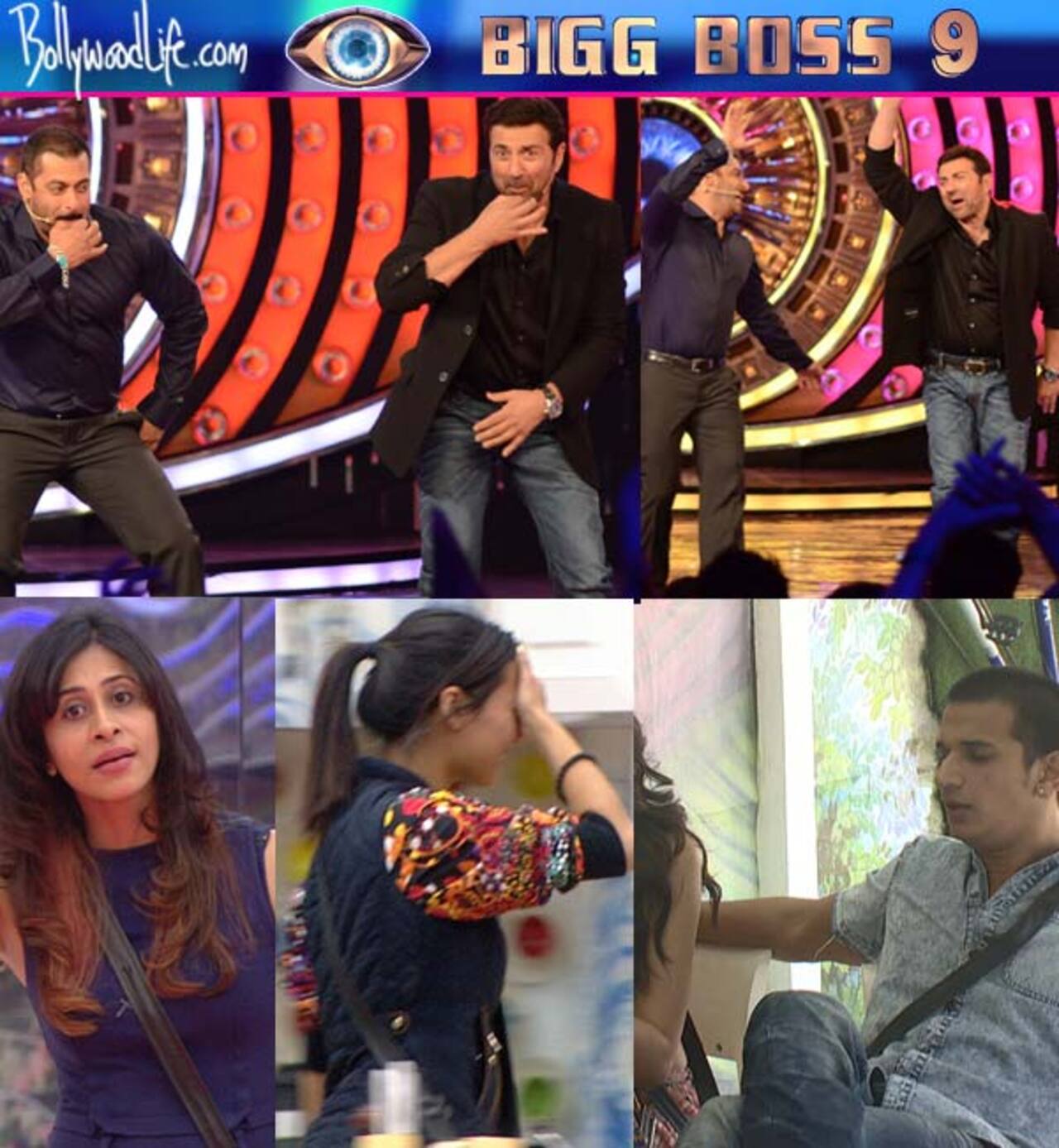 Bigg Boss 9 Episode 83 Salman Khan And Sunny Deol Shake A Leg To Saath Samundar And Nora Fatehi