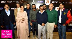 Wazir team Farhan Akhtar, Aditi Rao Hydari meet Delhi CM Arvind Kejriwal - view HQ pics