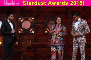 Stardust Awards 2015: Farah Khan and Riteish Deshmukh make FUN of Ranveer Singh's wardrobe - watch video!