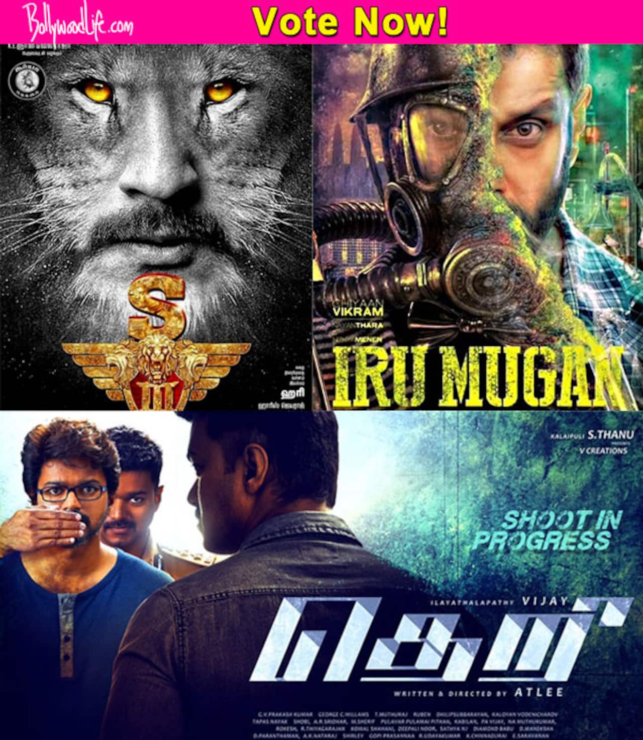 Vijay's Theri, Suriya's S3 or Vikram's Iru Mugan- which film's first look has got you excited? Vote!