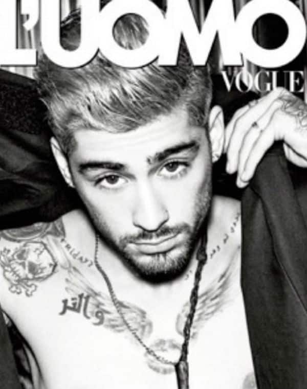 Zayn Malik posing shirtless on the latest cover of this fashion mag is ...