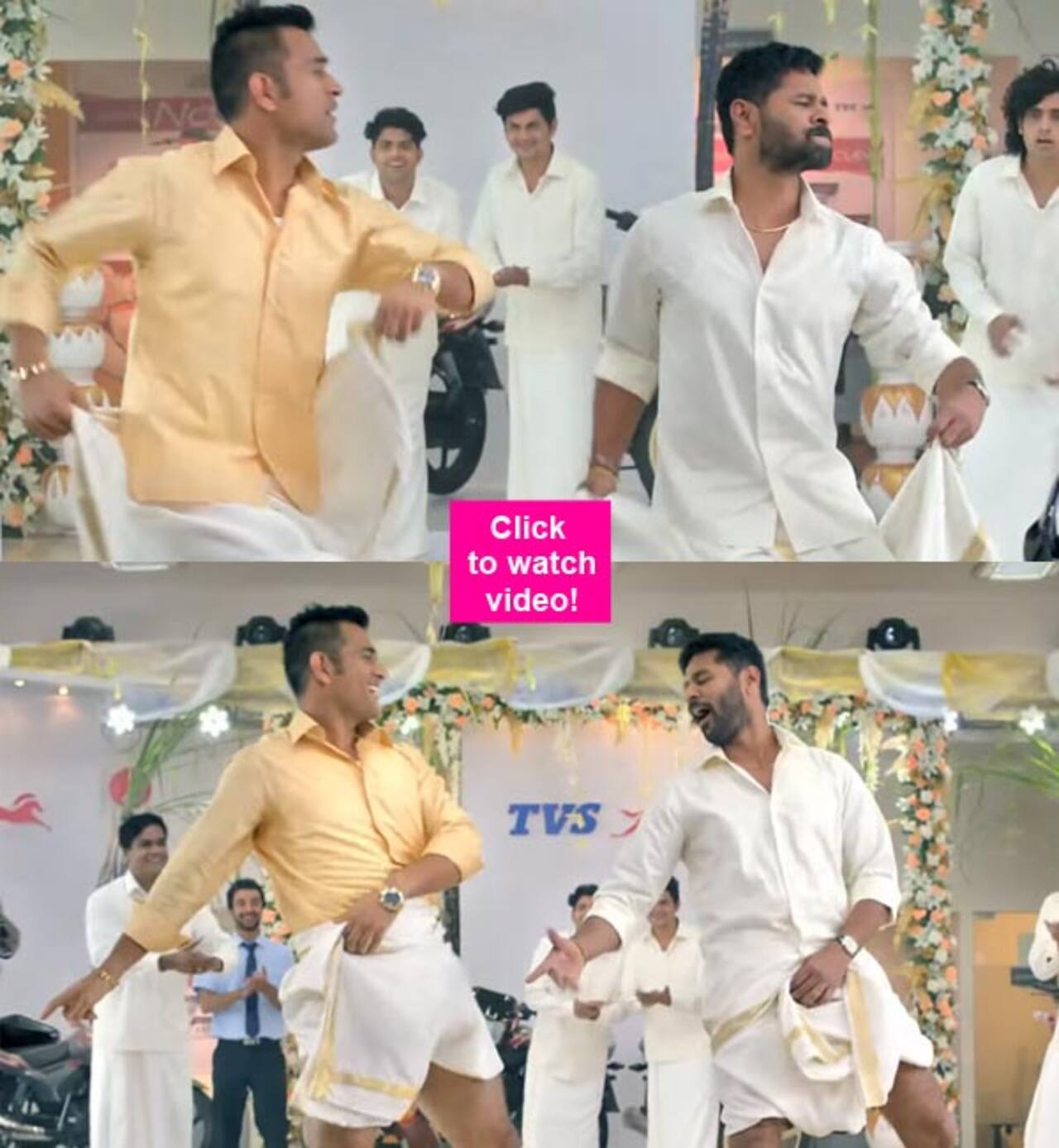 This quirky TVS ad featuring Prabhu Deva and M.S.Dhoni will make you smile!
