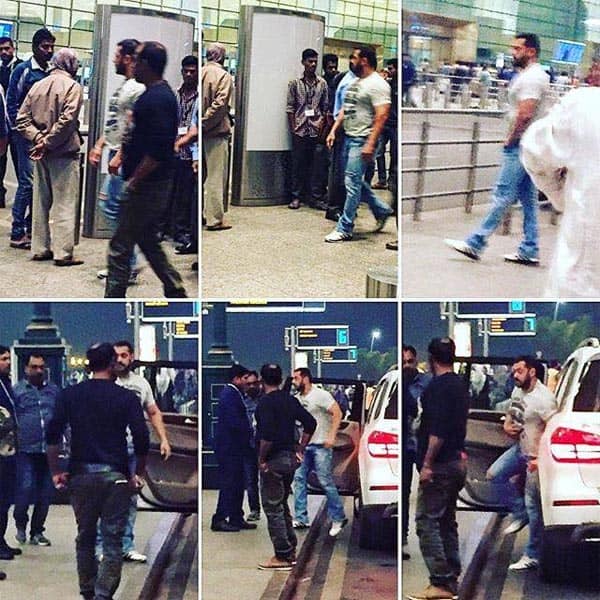 Salman Khan leaves the city for shoot the next schedule of Sultan - view&nbsp;pic!