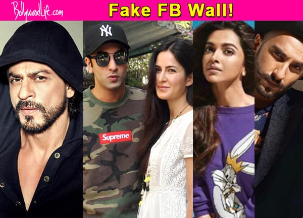 LOL Story of the day: Ranbir Kapoor announces his split with Katrina Kaif on Facebook, and Deepika Padukone, Shah Rukh Khan reacts to it!