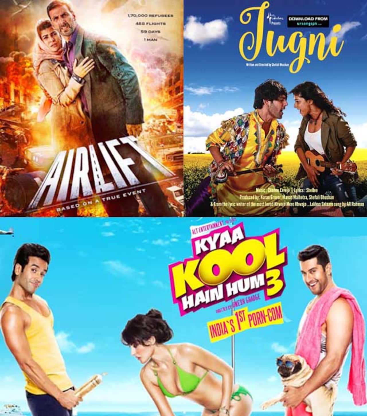 Movies this week: Airlift, Kyaa Kool Hai Hum 3, Jugni!